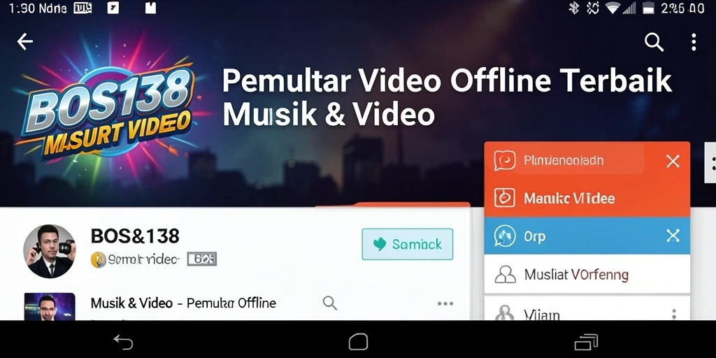 Antarmuka BOS138 yang menarik dan mudah digunakan.