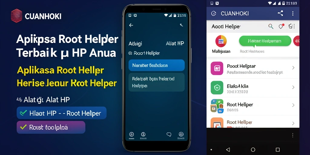 Antarmuka CUANHOKI yang ramah pengguna untuk Root Helper.