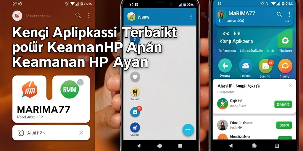 Tampilan antarmuka aplikasi Kunci Aplikasi MARIMA77 yang modern dan mudah digunakan.